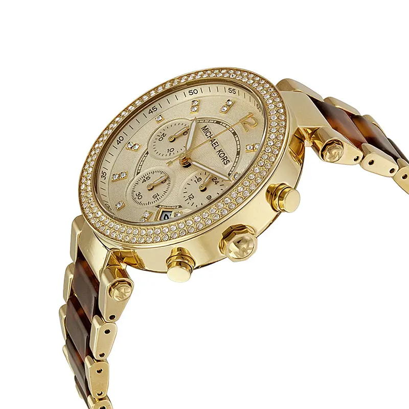Michael Kors Parker Champagne Dial Ladies Watch- MK5688